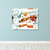 bouddha neige toile enveloppée (Insitu (Plancher de Bois))