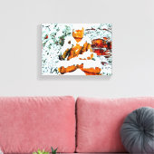 bouddha neige toile enveloppée (Insitu(Salon))