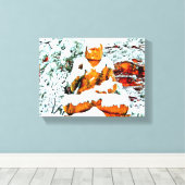 bouddha neige toile enveloppée (Insitu (Plancher de Bois))