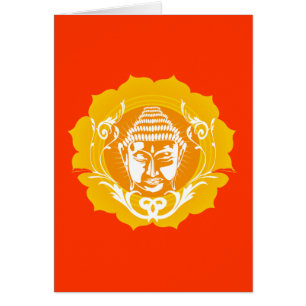 Bouddha orange et jaune