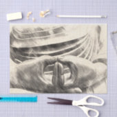 Bouddha remet le papier de soie de soie de Dhyana (Artisanat)