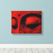 Bouddha Rouge Toile Emballée (Insitu (Plancher de Bois))