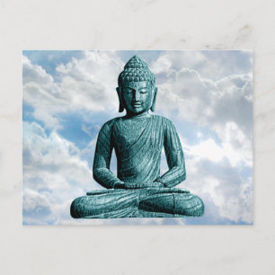 Bouddha seul - Carte postale horizontale