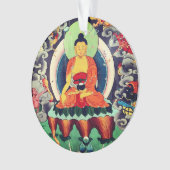 Bouddha Shakyamuni peinture, Himalaya - Népal (devant)