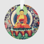 Bouddha Shakyamuni peinture, Himalaya - Népal (devant)