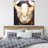 bouddha souriant toile enveloppée (Insitu(Chambre))
