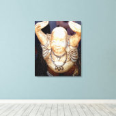 bouddha souriant toile enveloppée (Insitu (Plancher de Bois))