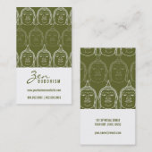 Bouddha Spirituel Moderne Zen Religion Carte Profi (Devant / Derrière)