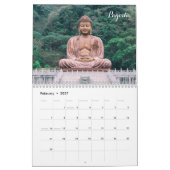 Bouddha Statue 2025 Calendrier (Feb 2027)