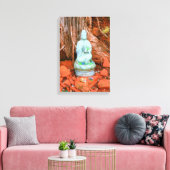 bouddha statue toile enveloppée (Insitu(Salon))