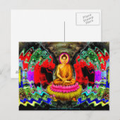 Bouddha Swirl - Carte postale (Devant / Derrière)