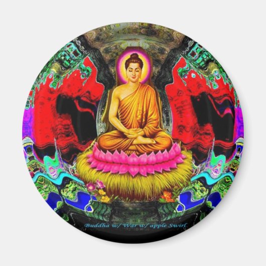 Bouddha Swirl - Magnet (Devant)