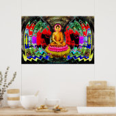 Bouddha Swirl - Poster (Cuisine)