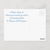 Bouddha Temple Zen Haiku Carte postale (Dos)