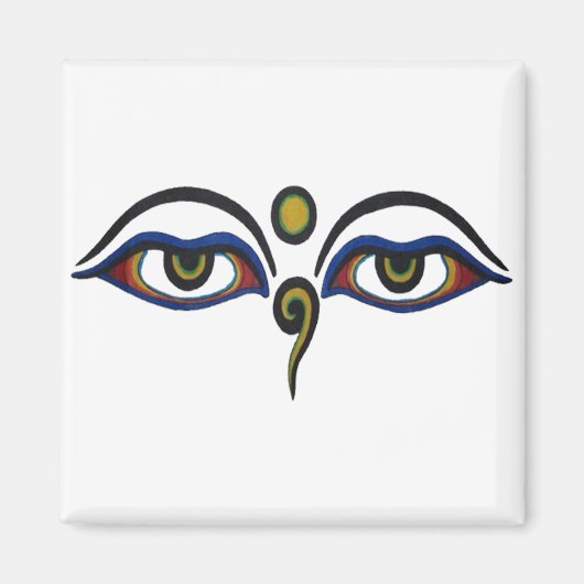 Bouddha Yeux Magnet (Devant)
