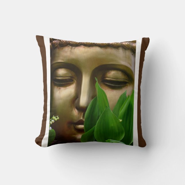 BouddhaToday V2 Coussin de Paix #1 avec Citation (Recto)
