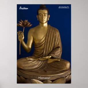 Bouddhisme Affiche d'art "Namaste"