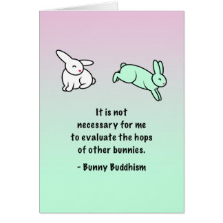 Bouddhisme de lapin "houblon carte d'autres