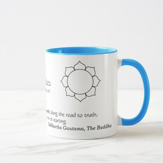 Bouddhisme - tasse de passage (Droite)