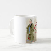 Bouddhiste moine café Mug (Devant gauche)