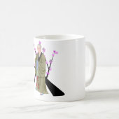 Bouddhiste moine café Mug (Devant droit)