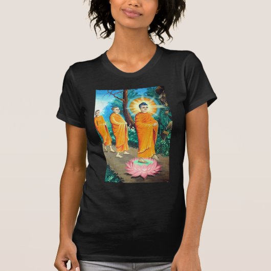 Bouddhistes éclairés en robes oranges (Devant)