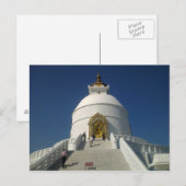 Boudhanath - Boeddhistische Tempel, Kathmandu Nepa Briefkaart (Voorkant / Achterkant)