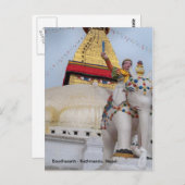 Boudhanath, Katmandu, Nepal Briefkaart (Voorkant / Achterkant)