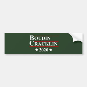 Boudin Cracklin 2020 Pret Fun Louisiana Cajun Verk Bumpersticker