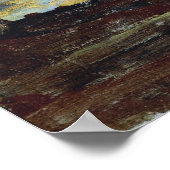 Boudin - Etretat Sunset Poster (Hoek)