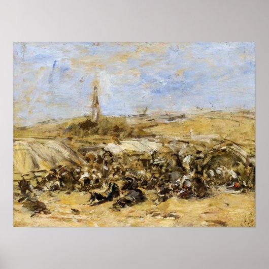 Boudin - gratie van Ste-Anne-La-Palud Poster (Voorkant)