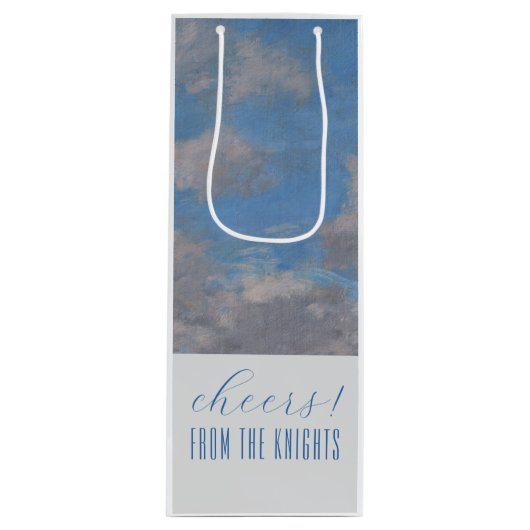 Boudin Wolken Wijn Cadeautas (Voorkant)