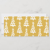 Boudins de Noël deux cartes de vacances de famille (Dos)