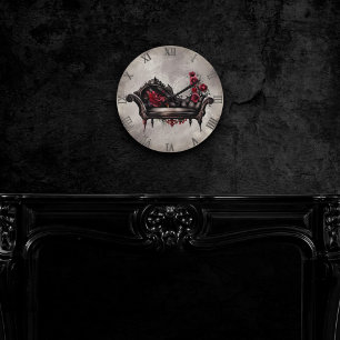 Boudoir Chaise Victoriaans flauwvallen ligstoel Ronde Klok