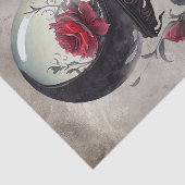 Boudoir | Crystal Ball Crescent Moon Red Roses Tissuepapier (Detail)