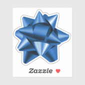 Boue cadeau | Sticker | Tailles diverses | Bleu (Feuille)
