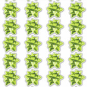 Boue cadeau | Stickers | 20 par feuille | Lime (Devant)