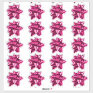 Boue cadeau   Stickers   20 par feuille   Rose