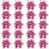 Boue cadeau | Stickers | 20 par feuille | Rose (Devant)