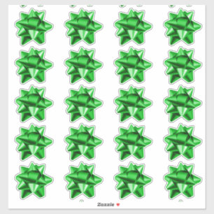 Boue cadeau Stickers 20 par feuille Vert