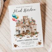 Boue cuisine Invitation d'anniversaire