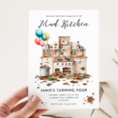 Boue cuisine Invitation d'anniversaire
