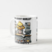 Boue de café de bureau - Mug amusante et relative (Devant gauche)