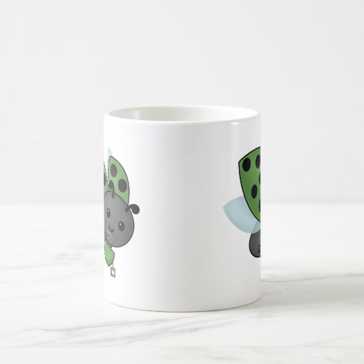 Boue de thé Ladybug café Mug (Centre)