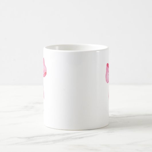 Boue rose "mignonne" Mug esthétique (Centre)