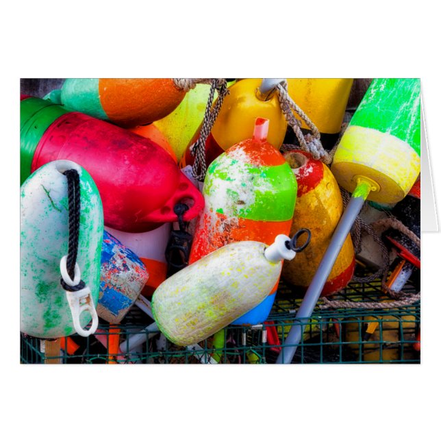 Bouées de homard à Bass Harbour (Devant horizontal)