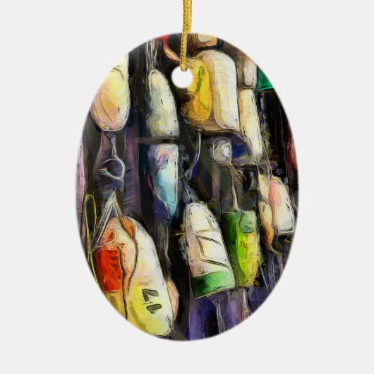 Bouées de pêche Ornement de Noël (Devant)