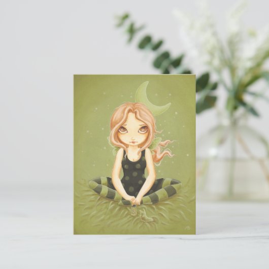 Boues de sel - Carte postale de limace de fée (Debout devant)