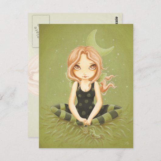 Boues de sel - Carte postale de limace de fée (Devant / Derrière)