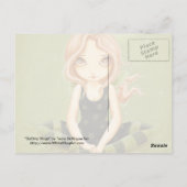 Boues de sel - Carte postale de limace de fée (Dos)